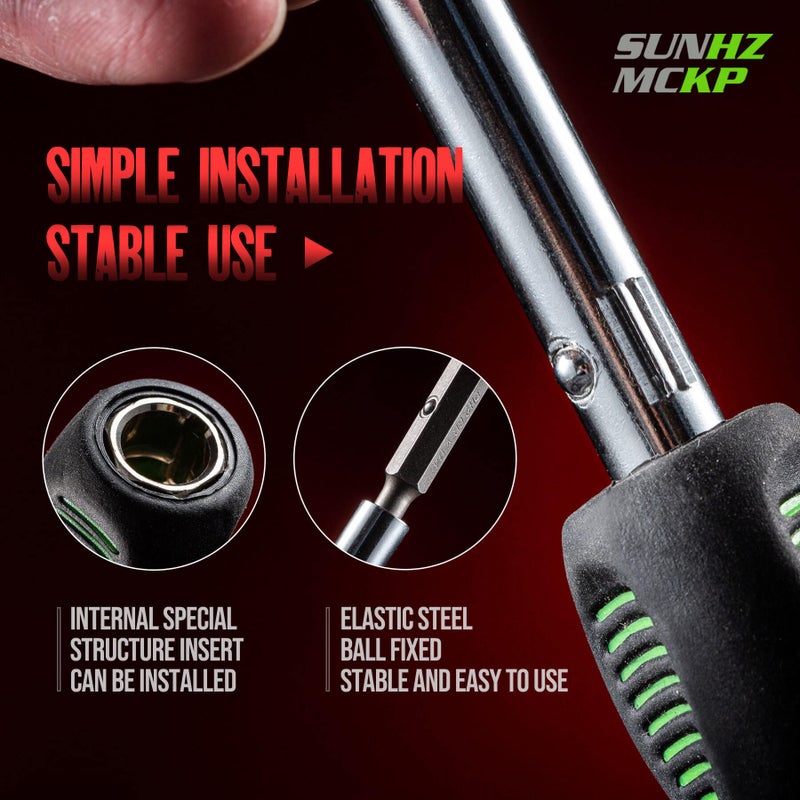 SUNHZ MCKP SUNHZMCKP 8 in 1 Screwdriver  Portable multi-purpose screwdriver set High-Strength Bits  Phillips  Slotted  Torx Suitable for outdoor and daily repair tools Practical hand tools - Image 5